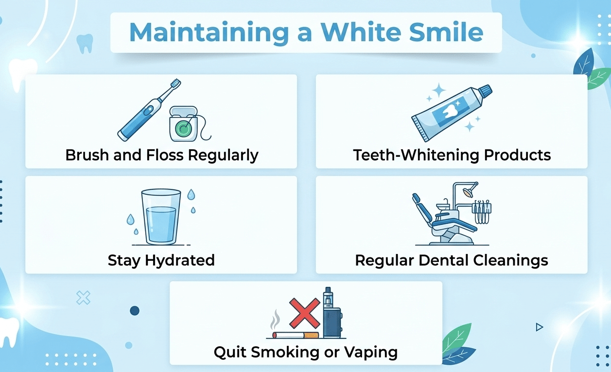 Tips for Maintaining a White Smile